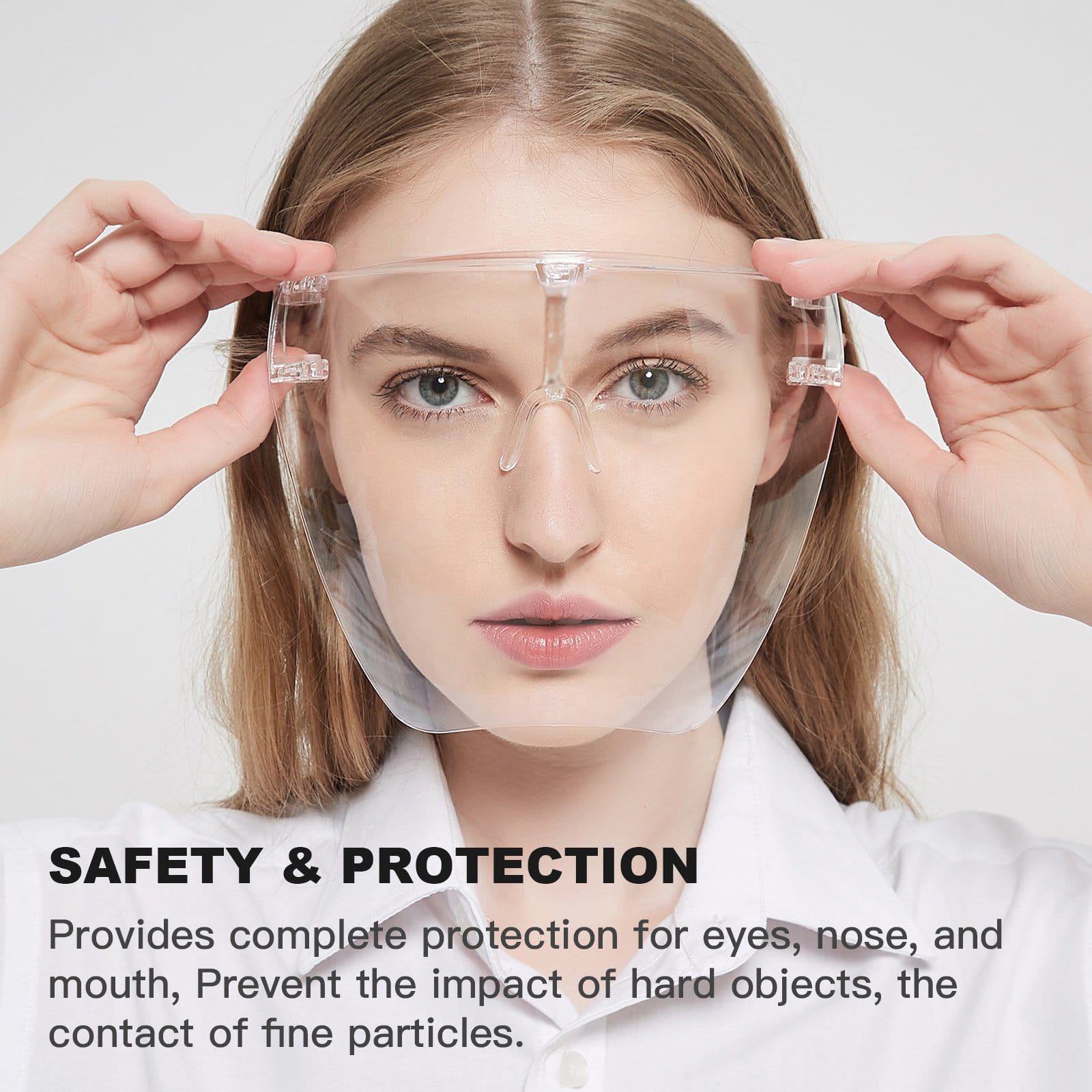 1701 Multipurpose Clear Face Shield Anti-fog Anti-Scratch Protective Fashion Wear for Men 1701 Multipurpose Clear Face Shield Anti-fog Anti-Scratch Protective Fashion Wear for Men